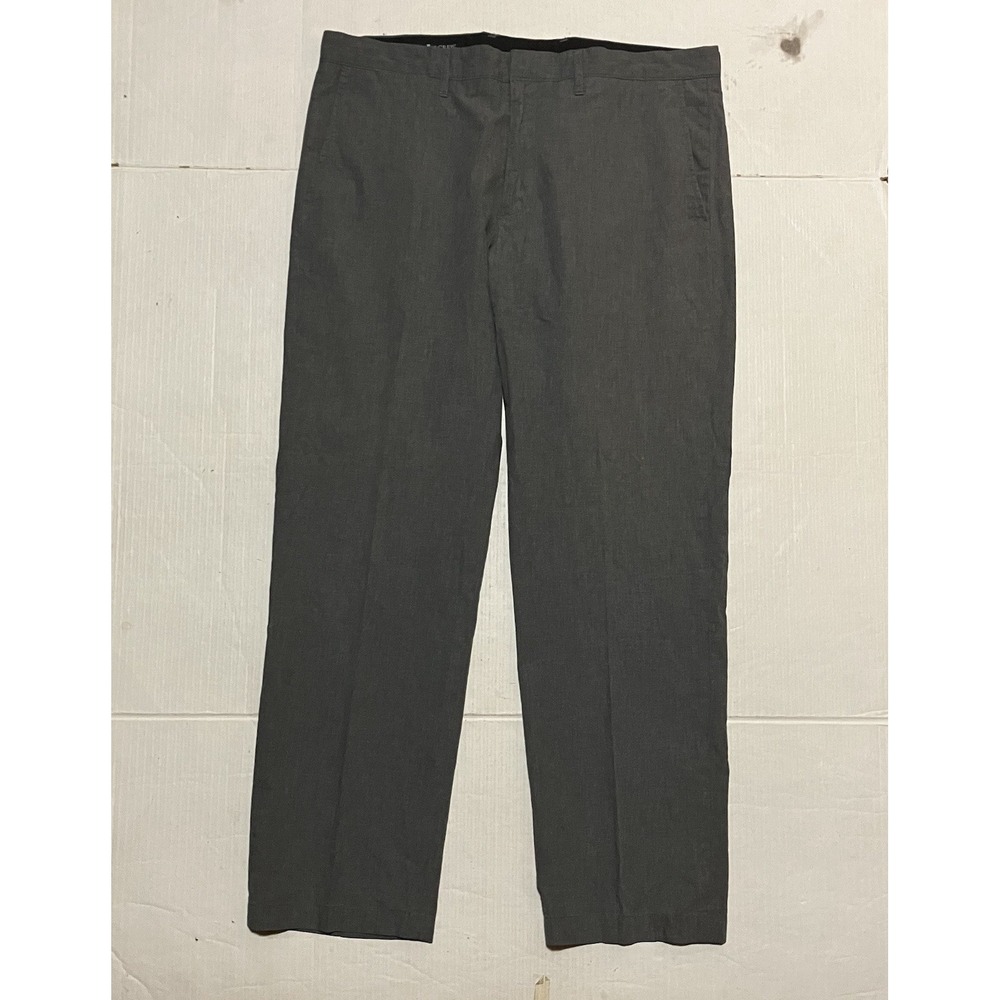 J.Crew Mens Cotton Gray Pants Slacks Size 34 X 29 Casual Business Straight Leg‎